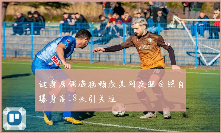 健身房偶遇杨瀚森某网友晒合照自曝身高18米引关注